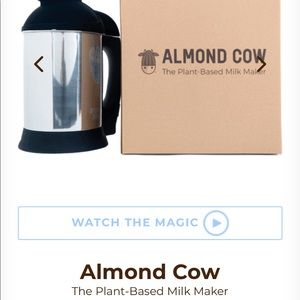 Almond cow, plant based milk maker